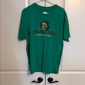 Green Notre Dame Football T-Shirt